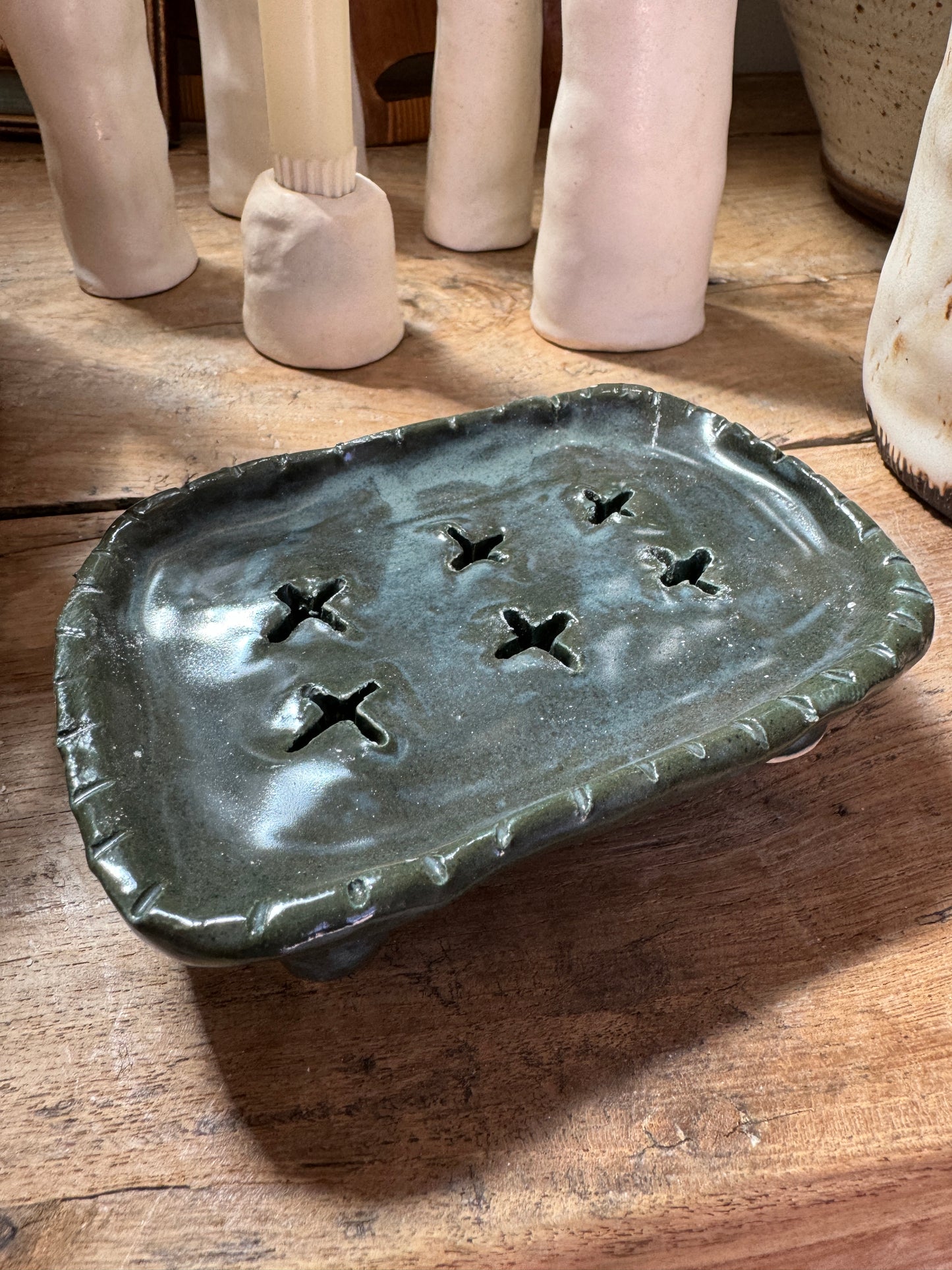 Handmade Ceramic Soap Dish