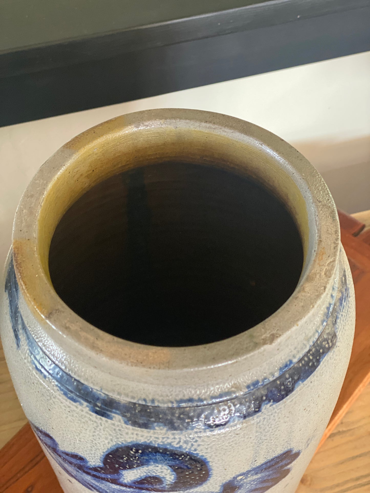 Remmey Blue and Grey Crock c.1860’s