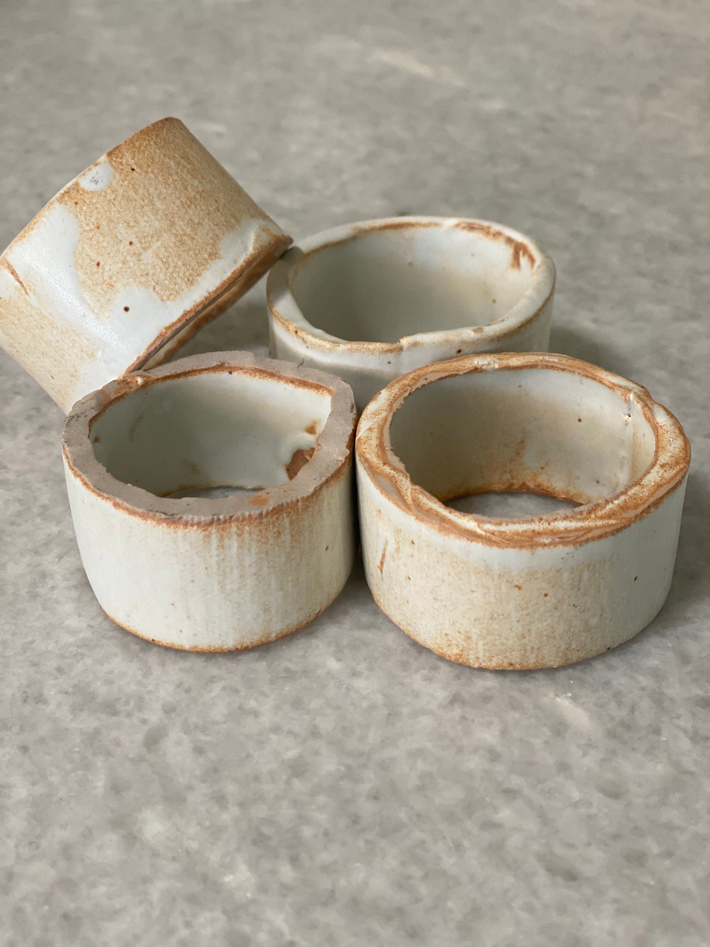 Handmade Ceramic Napkin Rings