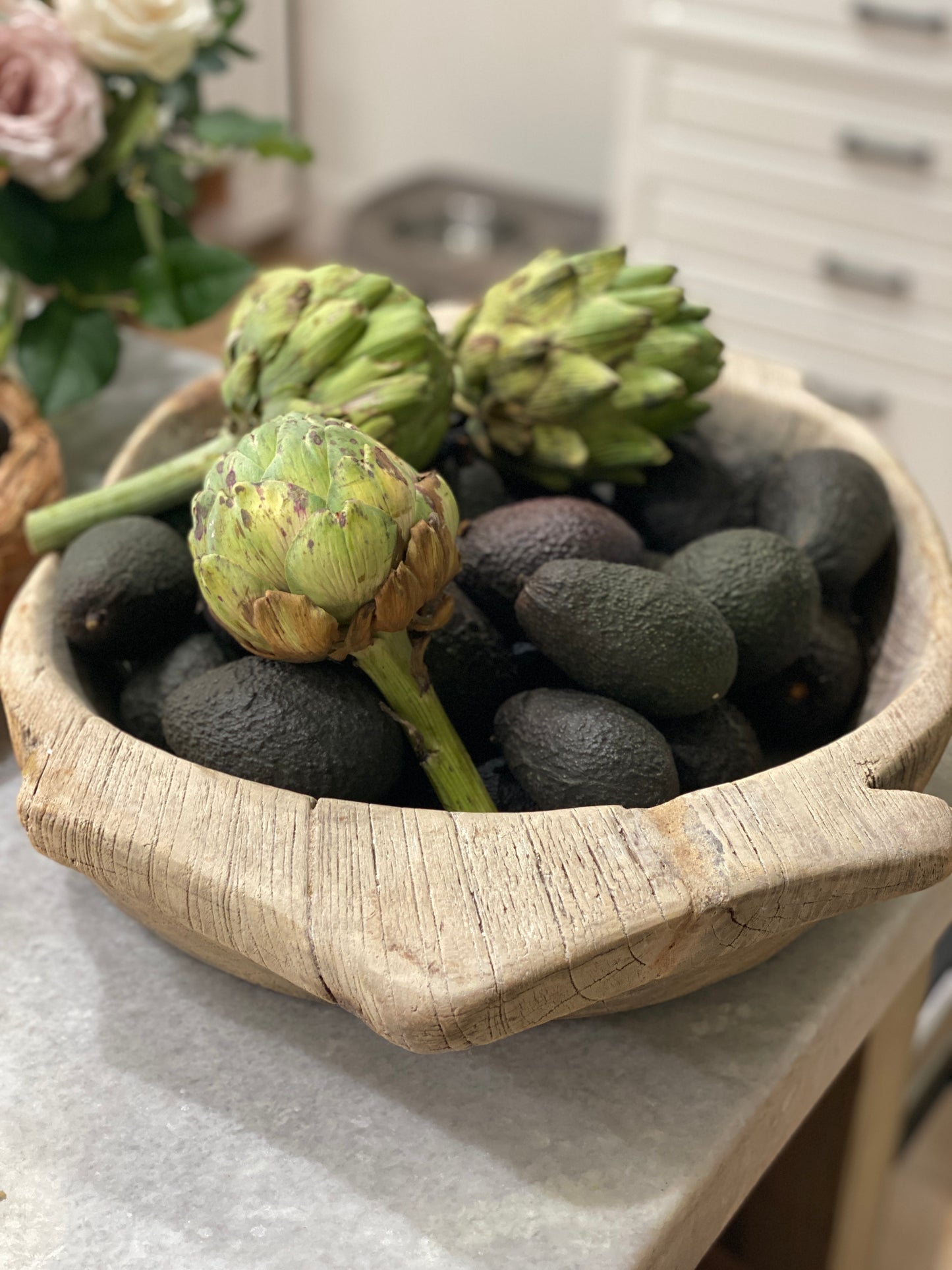 Reclaimed Wood Bowl, medium