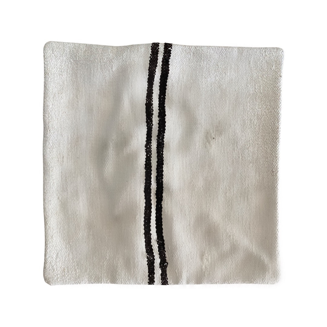 Vintage Linen Kilim Pillow Cover Design #4
